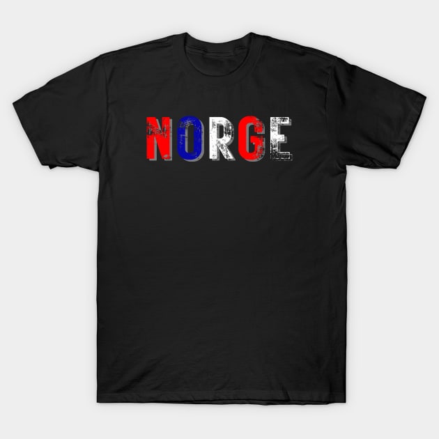 Norway Tshirt T-Shirt by VikingHeart Designs